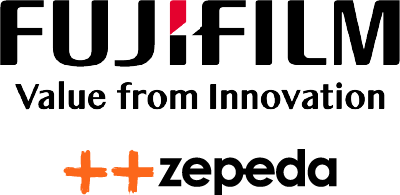 Logos Fujifilm y Zepeda